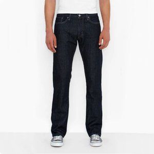 NWT Levis 514 Straight Fit Mens Jeans Dark Wash 4010 Tumbled Rigid 30/32 NEW!